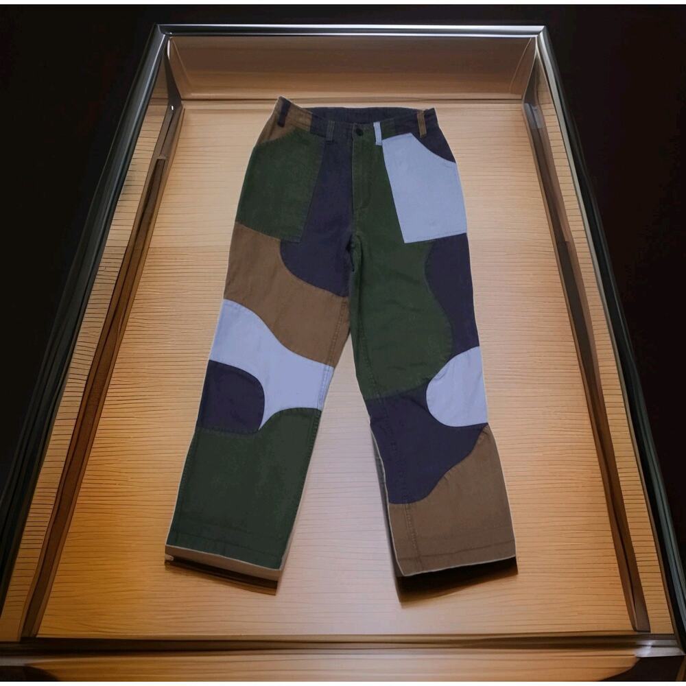Brain Dead Patchwork Cotton Military Pants Size L